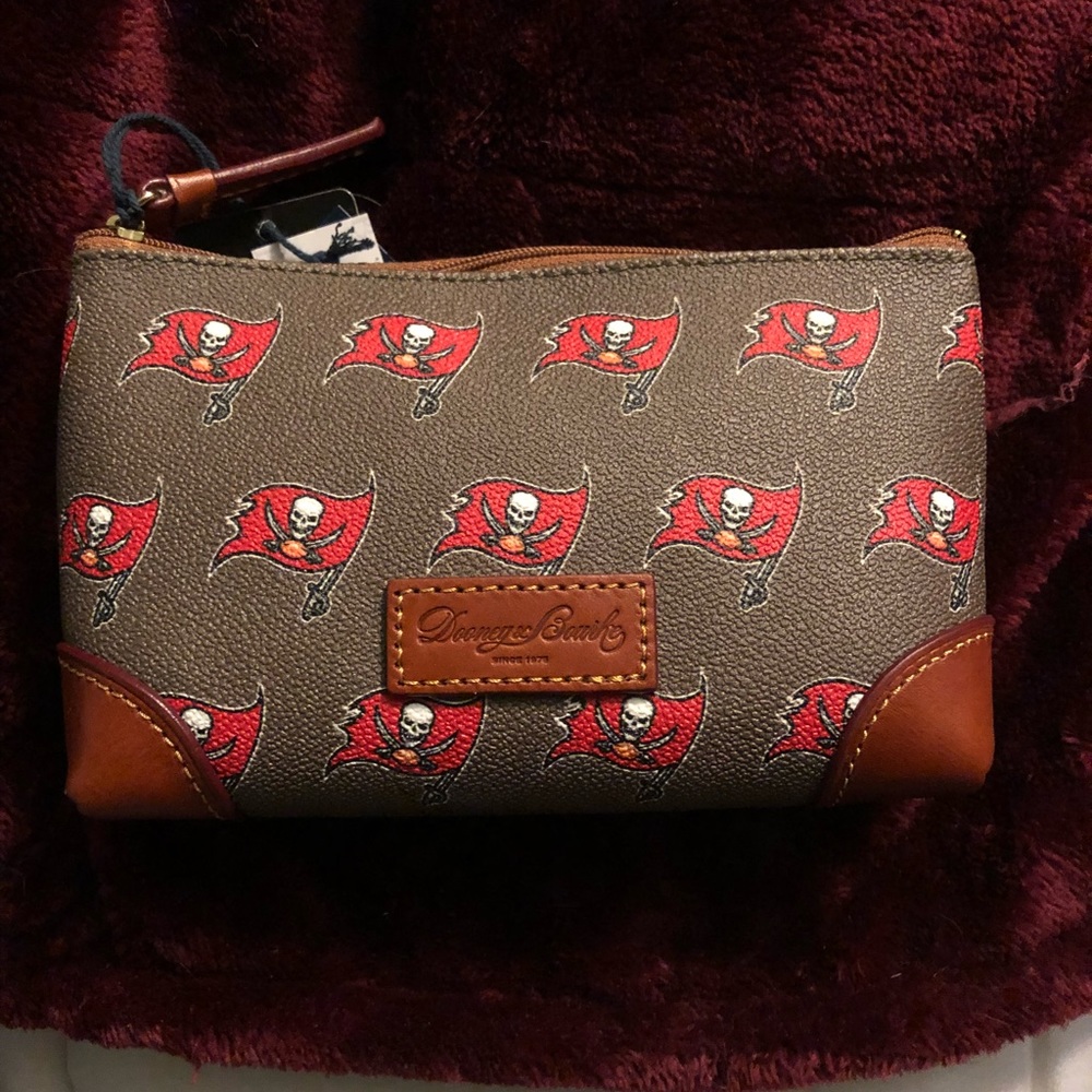 Dooney and Bourke NFL Buccaneers cosmetic case